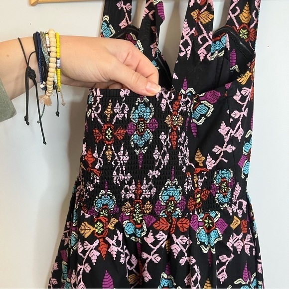 Anthropologie Edmé & Esyllte Primula Vintage Silhouette Halter Dress Size 0 - Picture 16 of 16